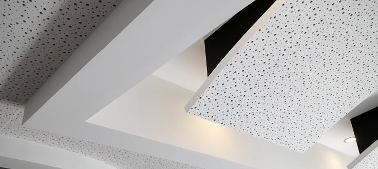 Plaques isolation phonique plafond / mur